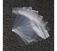 100 Bolsas Selladas Transparentes con Cierre, Bolsas Pequeñas de Plástico con Cierre de 2.87 x 1.96 Pulgadas