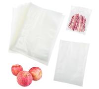 100 bolsas selladoras de alimentos al vacío texturizadas de 12 x 17 cm, almacenamiento al vacío para congelador, bolsa gruesa en relieve con sellado mejorado