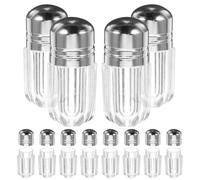 100 botellas de medicina de viaje pequeñas para pastillas, frascos de pastillas, recipientes de almacenamiento de píldoras, soporte para píldoras, botellas de tabletas, botellas de almacenamiento de