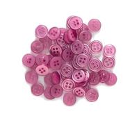 100 botones de resina perlada de 4 agujeros, adecuados para costura, manualidades caseras y accesorios hechos a mano.,mi,15 mm