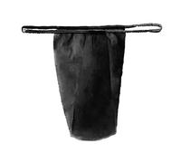 100 Bragas Desechables de Tela No Tejida Suave para Spa, Belleza y Bronceado - T-String Tanga para Mujeres - Negro, Talla Única