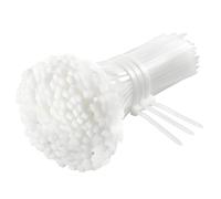 100 Bridas For Cables De Plástico De Alta Resistencia, Brida For Cable Grandes De 7,2 X 100-250 Mm, For El Hogar, La Oficina, Jardín Y Taller, Color Blanco(7.2 * 200mm)