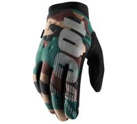 100% Brisker Guantes, verde-multicolor, tamaño L para Hombres