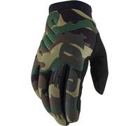 100% Brisker MX Guantes, Camuflaje, Talla M