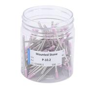 100 Brocas para Uñas, Cabezales Profesionales de Pulido de Uñas de Cuarzo para Técnicos de Uñas, Hechas de Material de Primera Calidad, Cabezal de Pulido Fino con Rendimiento