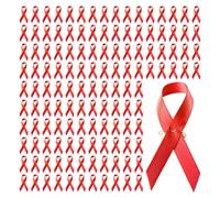 100 broches de cinta de concienciación pública para el cáncer de mama, insignias de solapa, joyería para mujeres y niñas, talla única, como se describe