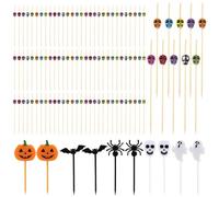 100 Brochetas De Frutas Con Calaveras De Colores, 10 Brochetas De Frutas Espeluznantes, Selecciones De Cócteles, Selección De Cócteles, Brochetas De Frutas, Selección De Comida Para Fiestas