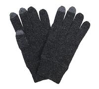 100% cachemira para hombre guantes de pantalla táctil iTouch, Etouch, para iPad, iPhone, Blackberry, Samsung o cualquier otro dispositivo de pantalla táctil Smart Gris gris Talla única