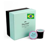 100% Café Fazenda Sao Paulo de Brasil recién tostado, 18 cápsulas