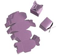 100 cajas de accesorios de mariposa para fiestas y bodas, cajas de confitería de mariposa para fiestas de cumpleaños y bodas