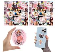 100 calcomanías con temática femenina, calcomanías de poder para niñas, calcomanías decorativas de graffiti, se pueden utilizar para decorar cuadernos, equipaje y guitarras