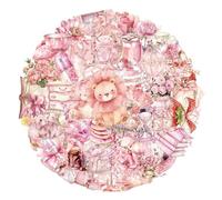 100 calcomanías estéticas rosadas, lindas calcomanías inspiradoras estilo Y2K, vintage, impermeables, calcomanías de vinilo para manualidades, álbumes de recortes, botellas de agua, laptop, diario