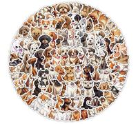 100 calcomanías impermeables para cachorros, lindas calcomanías de vinilo, calcomanías de álbumes de recortes, calcomanías para niños, adolescentes, para álbumes de recortes, cuadernos, tarjetas,
