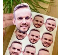 100 calcomanías personalizadas, calcomanías para la cara, calcomanías personalizadas con logotipo para fiestas de cumpleaños de niños, calcomanías para fiestas, regalos de fiesta, botella de agua,