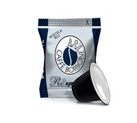 Caffè Borbone Respresso, Mezcla de Café Azul - 100 Cápsulas - Compatibles con Máquinas de Café Nespresso* para uso doméstico