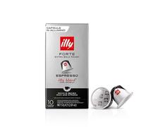 100 Cápsulas Café Illy Compatible Nespresso Tostado Fuerte Negro Firmeza