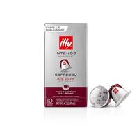 100 Cápsulas Café Illy Compatible Nespresso Tostado Intenso Oscuro Rico