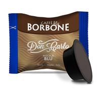 100 Cápsulas Caffè Borbone don carlo Azul Compatible Máquina Espresso a Modo Mio
