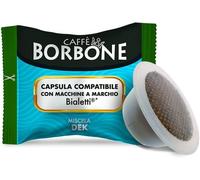 100 Cápsulas De Café Borbone Mezcla Dek Compatibles Con Bialetti (Gioia Y Super)