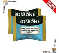 100 Cápsulas De Café Borbone Mezcla Oro Amarillo Compatibles Con Bialetti Gratis