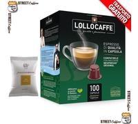 - Lollo - Oro. 100 cápsulas de café compatibles máquinas Nespresso