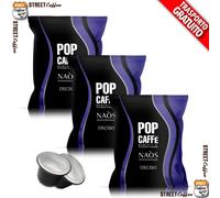 100 Cápsulas De Café Pop Naos Deciso No Negro Compatibles Con Nespresso