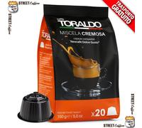CAFFÈ TORALDO | Cápsulas compatibles con Dolce Gusto* (100 Unidades, Mezcla Cremosa)