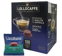 100 Cápsulas Lollo Café Mezcla Descafeinada Compatibles Lavazza Máquinas De Moda
