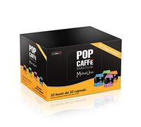 100 cápsulas Moka Uno Mix 4 mezclas POP CAFFE' compatibles Uno System