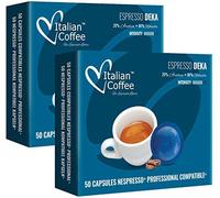 100 Capsulas Planas Compatibles con Cafeteras Zenius Profesional - Cafe Descafeinado - Capsulas para Empresas