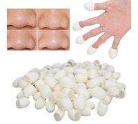 100 Capullos de Gusanos de Seda, Poros Limpios, Exfolian la Piel, Cuidado Facial, Capullos de Sedas Naturales, Eliminación de Espinillas, Bolas de Gusanos de Seda Exfoliantes, Ricas en Fibroína, Partí