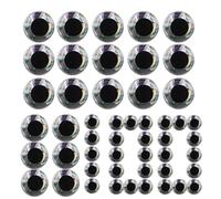 100 cebos 3D de | 8 mm Pegatinas biónicas de Cebo de | Gotas de Goma Suave imitación de | Cebo Artificial Accesorios para de Trucha bajo | Oro Rojo Plata