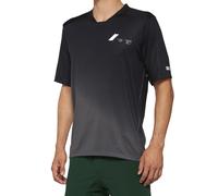 100% Celium Short Sleeve Jersey Black / Charcoal M