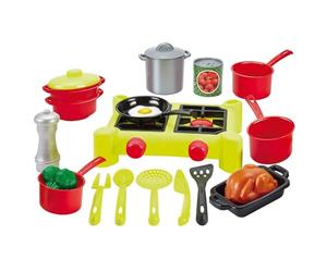 100% Chef-227-2649 Paquete de Cocina y Accesorios, Multicolor (Simba Toys 2649)