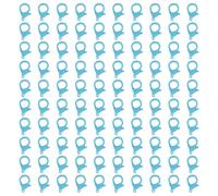 100 cierres de langosta de 35 mm para llaveros, pulseras, joyas, manualidades, bolsas de manualidades