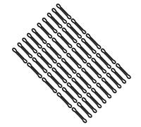 100 clips correctores de patas de pollo para bebé, banda ajustable para patos, loros, aves de corral, herramienta de corrección de piernas