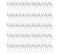 100 clips de acero para pantallas de ventana, clip de canal de esquina de tensión de resorte estable para estabilización de ventana de pantalla, pantalla fácil de instalar