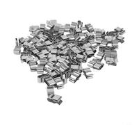 100 clips de alambre para panel solar, acero inoxidable resistente para cables de 6 mm a 6 5 mm, diseñados para una fácil instalación (30 piezas)