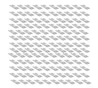 100 clips de conexión a tierra de láminas conductivas fotovoltaicas para instalaciones de paneles solares en techos, suelos e invernaderos con material de acero inoxidable (100 piezas)