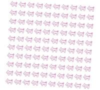 100 clips de de dibujos animados coloridos con forma creativa, organizadores de oficina, carpetas, clips para documentos, manualidades, uso en, de papelería coloridos