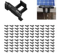 100 clips de drenaje de agua para panel solar, 40 mm, módulos fotovoltaicos, clips de drenaje de agua de alta y baja temperatura, clips para drenaje de agua de lluvia
