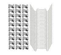 100 clips de fijación de invernadero resistentes a la corrosión de 1,2 mm de grosor, ideales para la estabilidad de paneles de vidrio, cierres de invernadero de acero inoxidable