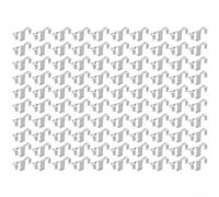 100 clips de guía de acero para panel solar, hebilla de drenaje automático de 30 mm y 35 mm, abrazadera de eliminación de barro resistente para generar y prolongar la vida útil del panel (35 mm)