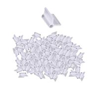 100 clips de injerto de plantas, clips de enrejado, clip de cultivo de plántulas, soporte de plantas de jardín para flores, vivero, plántulas, bonsái, 3 mm