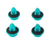 100 clips de nailon para panel de puerta, sujetadores de retención de parachoques con sello | para anillo | para remache de tornillo interior | para radiador de rejilla de guardabarros | para coche