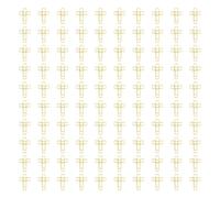 100 clips de papel de metal con forma de corazón cruzado, organizador de archivos, clip de metal para oficina, escuela, amor, reunión, clips de papel