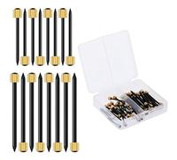 100 clips de pared, ganchos para cuadros con caja de almacenamiento, 2 tamaños de clips de fotos, clips de pared y clips para imágenes.