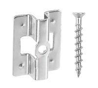 100 clips de patio de acero inoxidable con tornillos, clips WPC de acero inoxidable, 6-9 mm, estantes WPC, clips de fijación para cierre inferior de madera de bambú (8 mm)