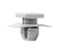 100 clips de sujeción de plástico gris para arcos de rueda, retenedores de moldeo automotriz y clips de repuesto para molduras exteriores compatibles con