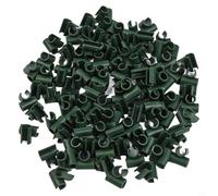 100 clips giratorios de plástico para conector de plantas para uso en jardín, conectores de varilla para construir estructuras de soporte de plantas personalizables (8 pulgadas de diámetro)